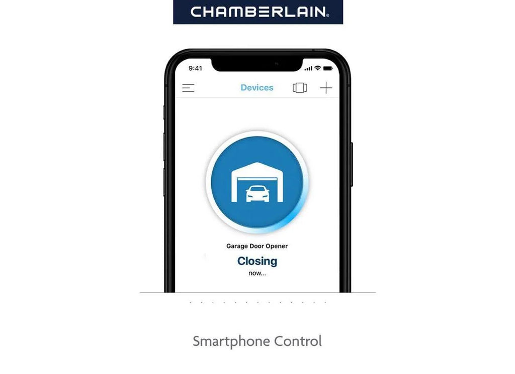 Chamberlain 0.5 HP Chain Drive Smart Garage Door Opener With 7 ft Rail - C2212T
