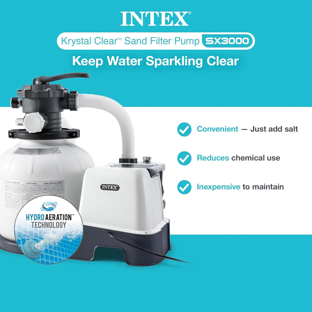 Intex Above Ground Pool Sand Filter Pump 3 000 GPH - 26651EG