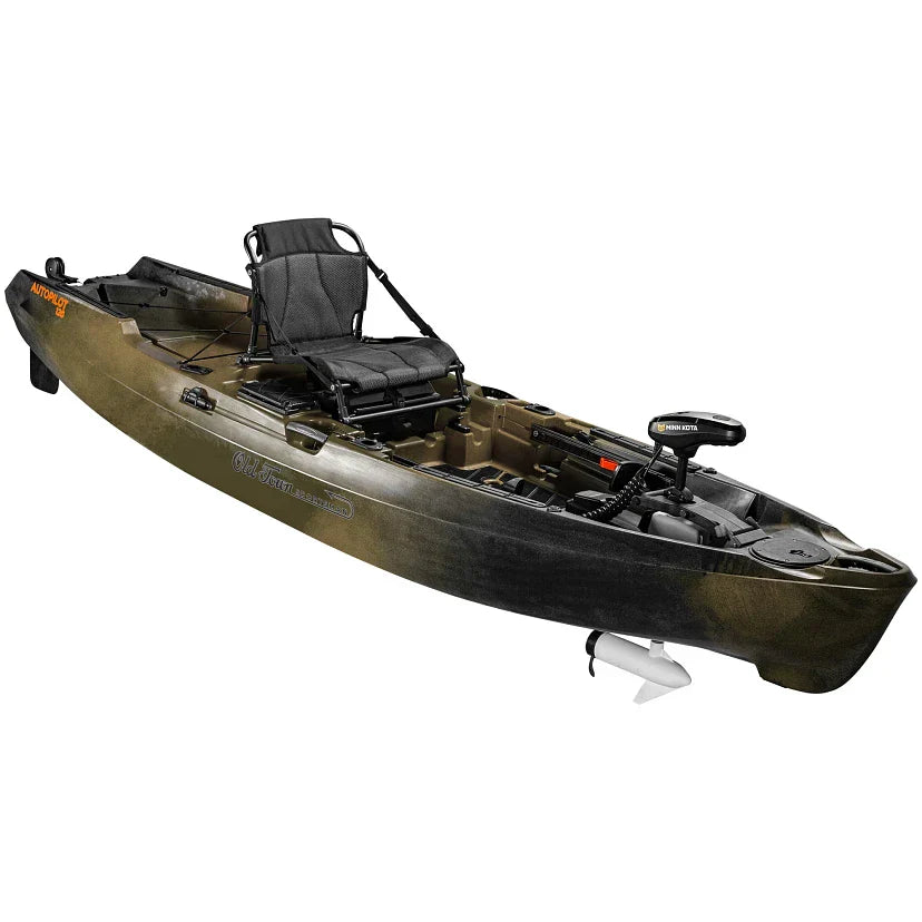 Old Town Motorized Fishing Kayak With Minn Kota Trolling Motor, 12-ft - AutoPilot 120