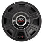 MTX 3512-04 12 in 500W Subwoofer Bundle With Rockville Sealed Enclosure, Amplifier And Wire Kit