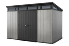 Keter Weather-Resistant Resin Storage Shed, 11 ft. x 7 ft. - Cortina