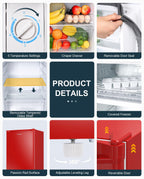 Upstreman 3.2 Cu.Ft. Single Door Mini Refrigerator With Freezer - BR321