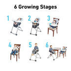 DuoDiner DLX Highchair With 6 Growing Stages - Hamilton