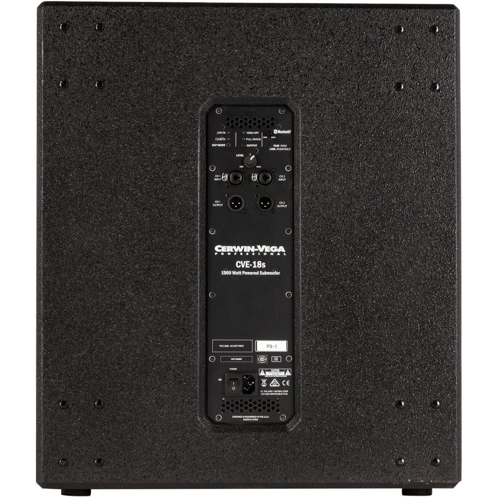 Cerwin Vega 18-Inch 1000 Watt Powered Subwoofer - CVE-18S
