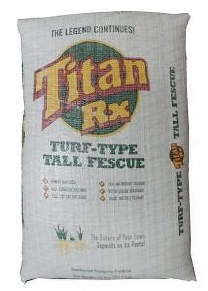 Dibbs Seed Titan RX Tall Fescue Grass Seed, Certified, 50 Lbs - Titan RX