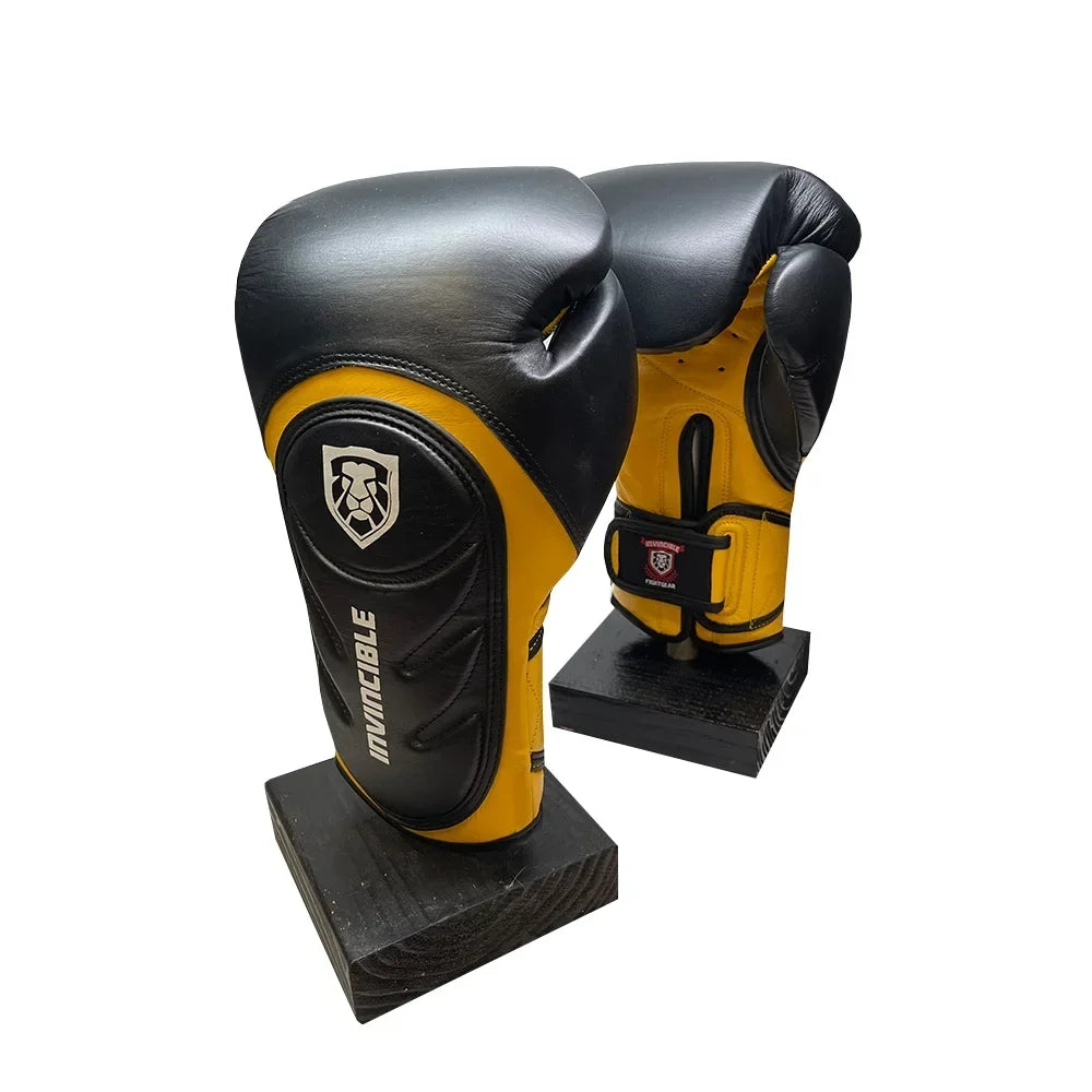 Invincible Fight Gear Leather Training Boxing Gloves - 12oz, 14oz - v2.0