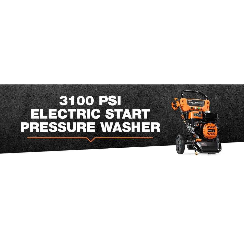 Generac 3100 PSI Corded Electric Start Gas Pressure Washer - 8894