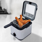 1000W 2.5L Deep Fryer With Basket, View Window And Oil Dripping Hook