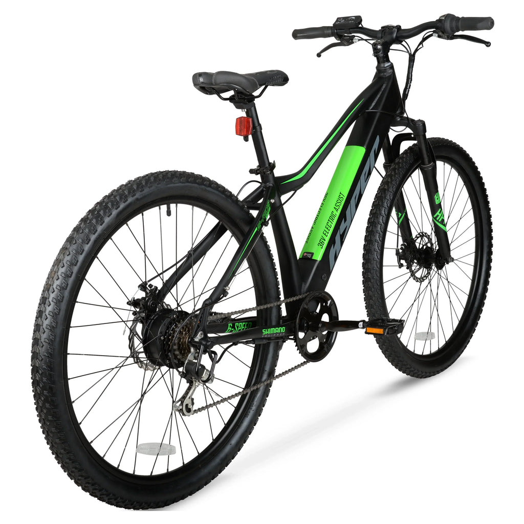 Hyper Bicycles 29 Inch 36V Electric Mountain Bike For Adults, 250W, Black