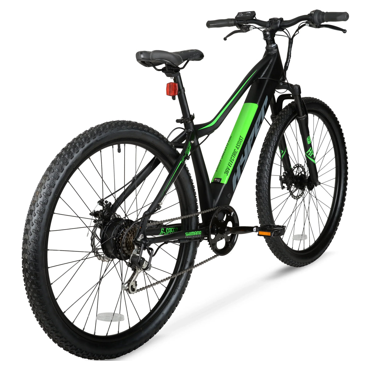 Hyper Bicycles 29 Inch 36V Electric Mountain Bike For Adults, 250W, Black