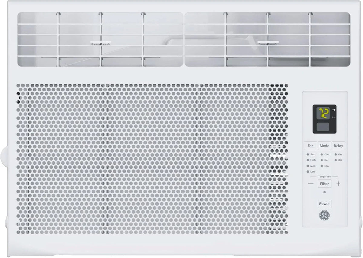 GE Window Air Conditioner, 5,000 BTU, White, 150 sq ft - Mechanical Controls