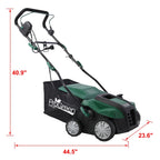 Seizeen 16-Inch Lawn Dethatcher And Scarifier - 15 Amp, 58 QT
