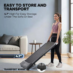 MaxKare Under Desk Treadmill Walking Pad, 2.25HP, 0.6-3.8MPH, 265 lbs Capacity