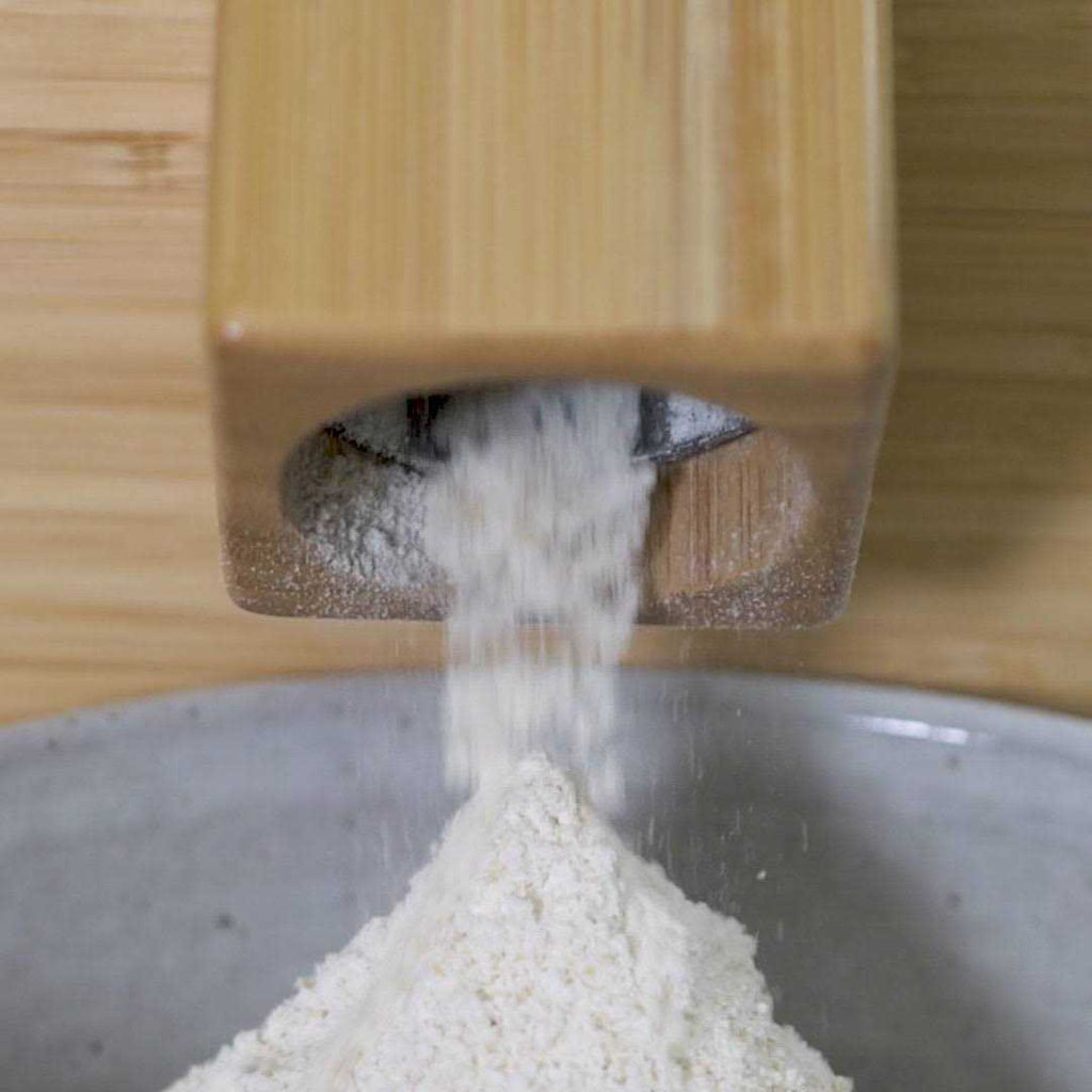 NutriMill Harvest Grain Mill With Bamboo Cabinet - Harvest