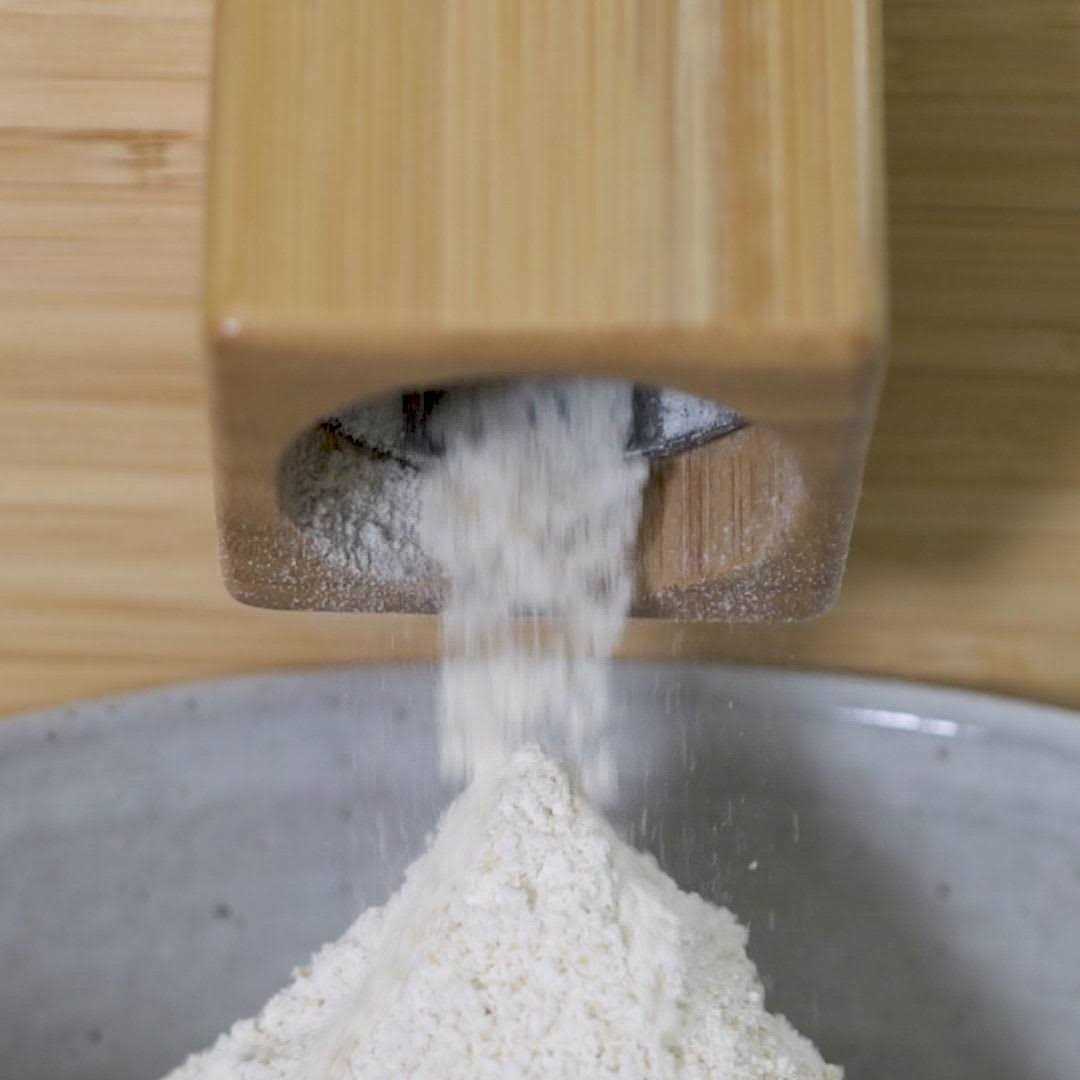 NutriMill Harvest Grain Mill With Bamboo Cabinet - Harvest