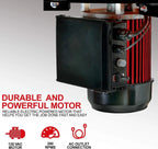 1 HP Electric Chicken Plucker, Stainless Steel, 120VAC, 800W, 280 RPM, 20-Inch Drum, 92 Soft Fingers