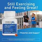 OmegaXL Green-Lipped Mussel Oil Supplement - 60 Softgels