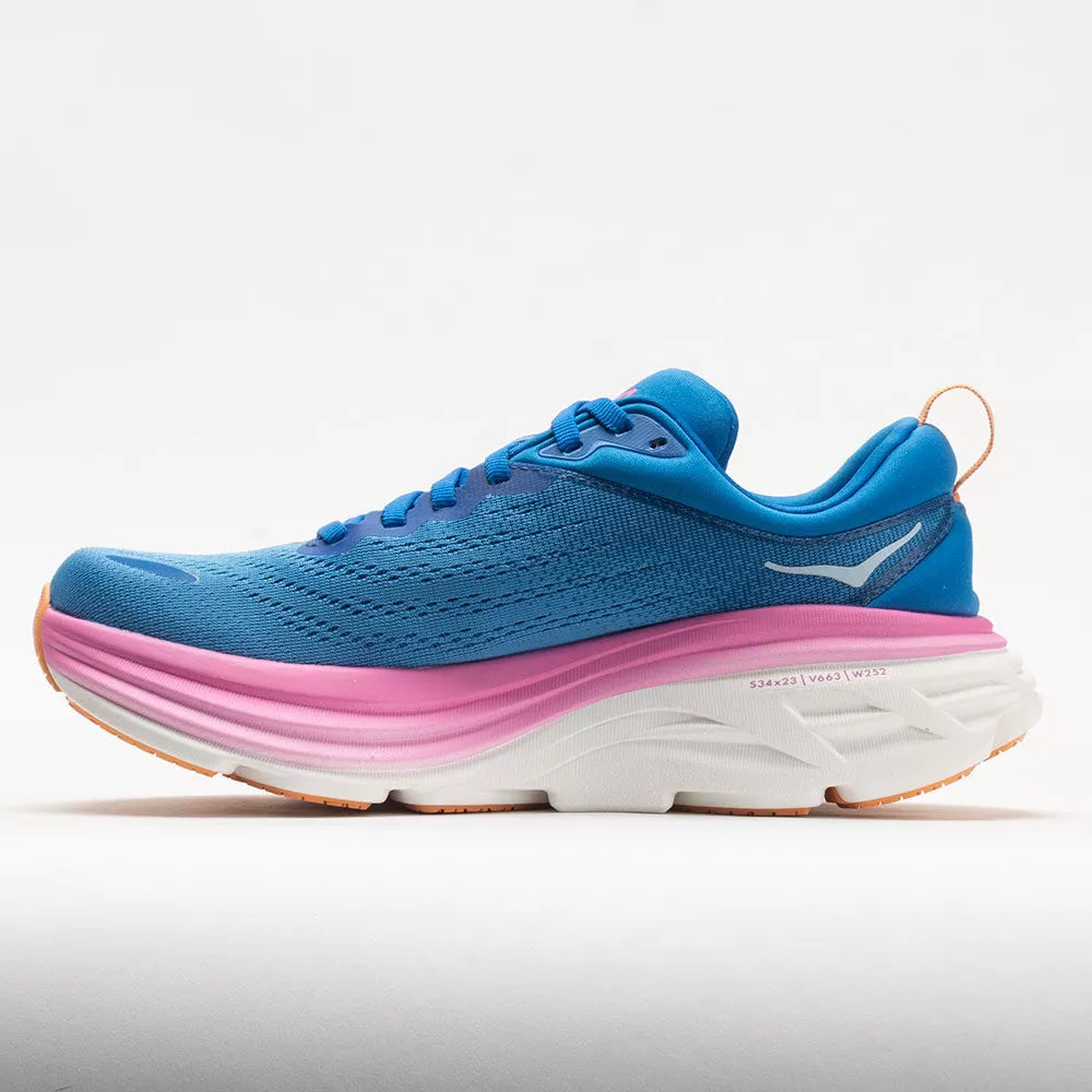 Bondi 8 Women's Running Shoes - Coastal Sky/All Aboard