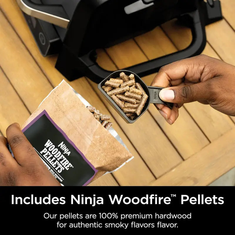 NINJA Woodfire Series 7-in-1 Portable Outdoor Grill & Smoker