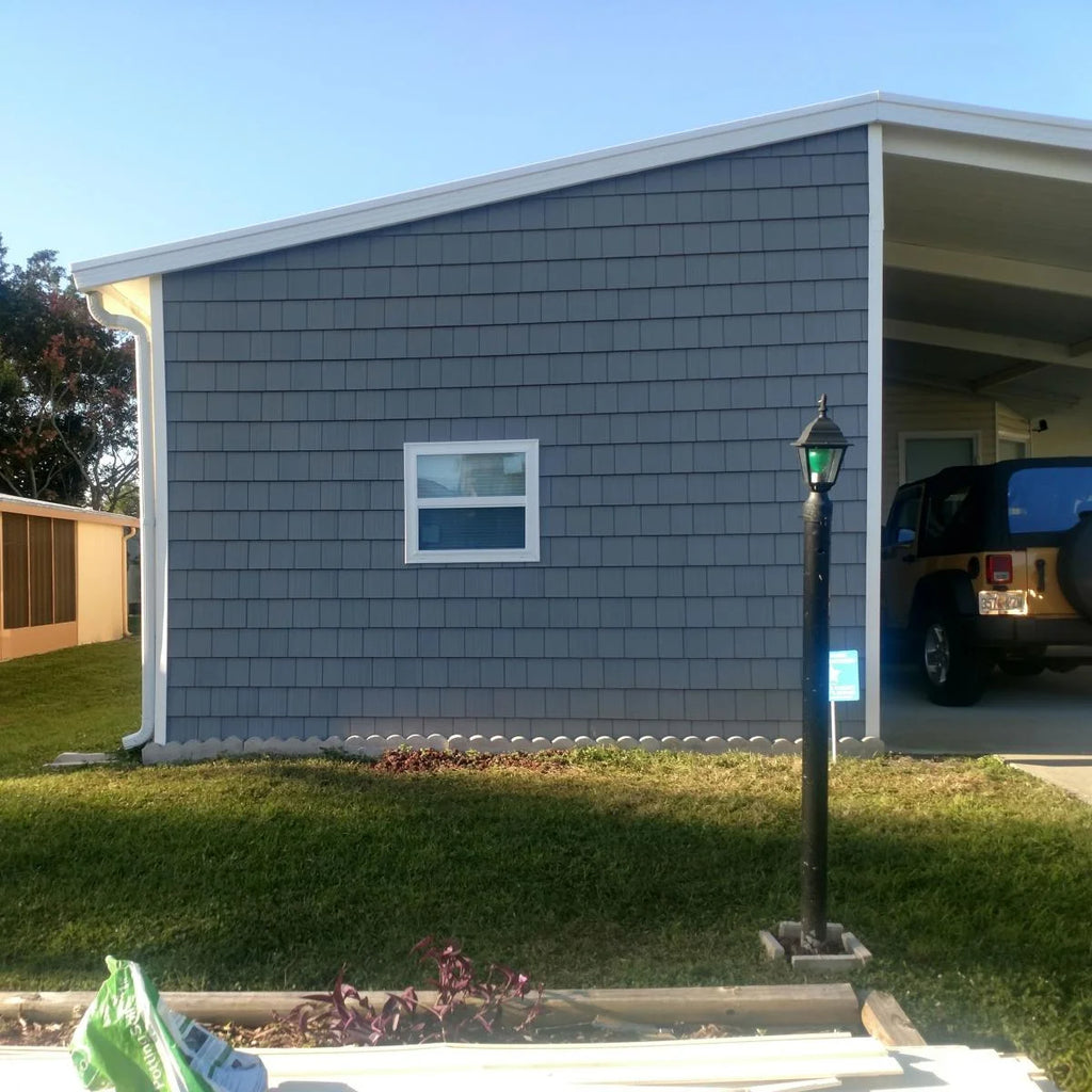 The Foundry Vinyl Perfection Shingles, 7in W X 60 3/4 L, 34 Panels/Carton, 100 Sq Feet, Shadow - 008