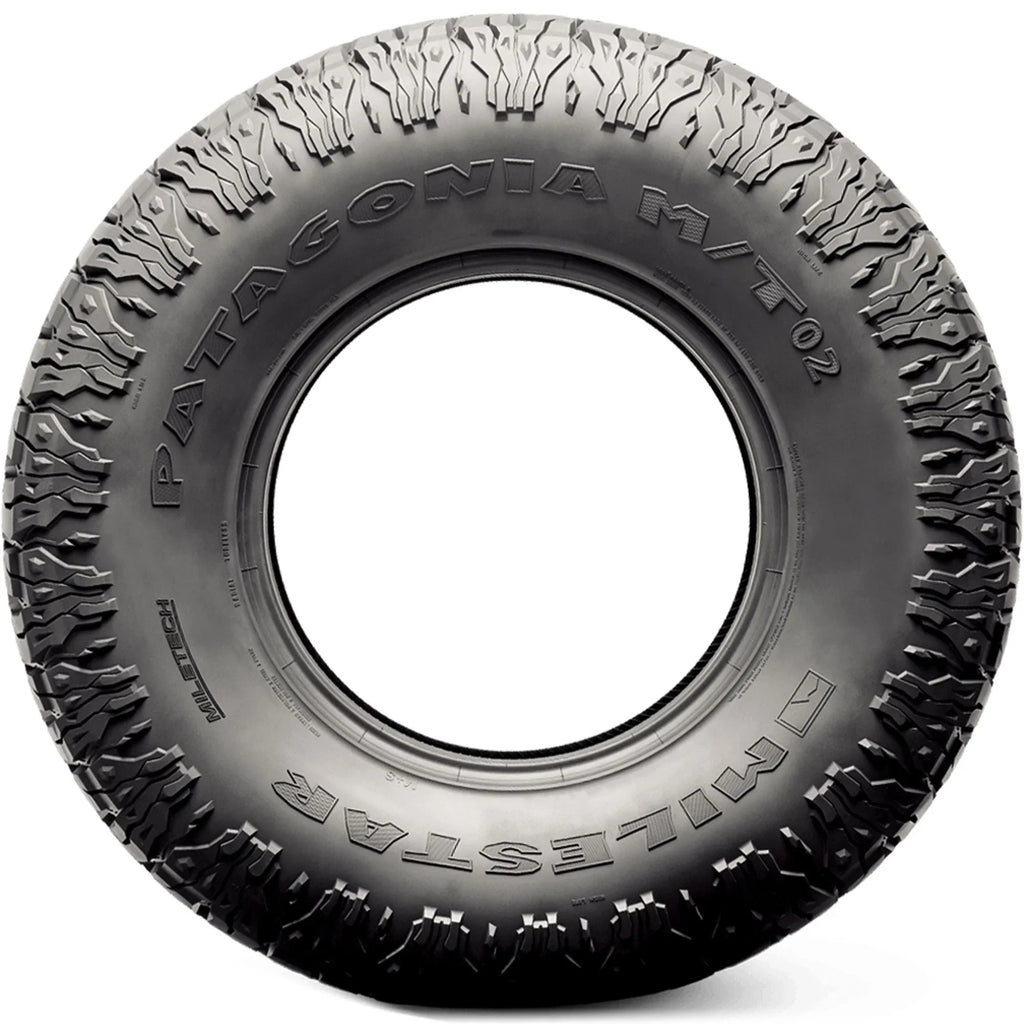 Milestar Mud Terrain Light Truck Tire LT37X12.50R17 124Q Load Range D - Patagonia M/T-02