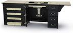 Norma Jean Sewing Cabinet With Storage And Airlift, Black, 45-Pound Capacity - 353