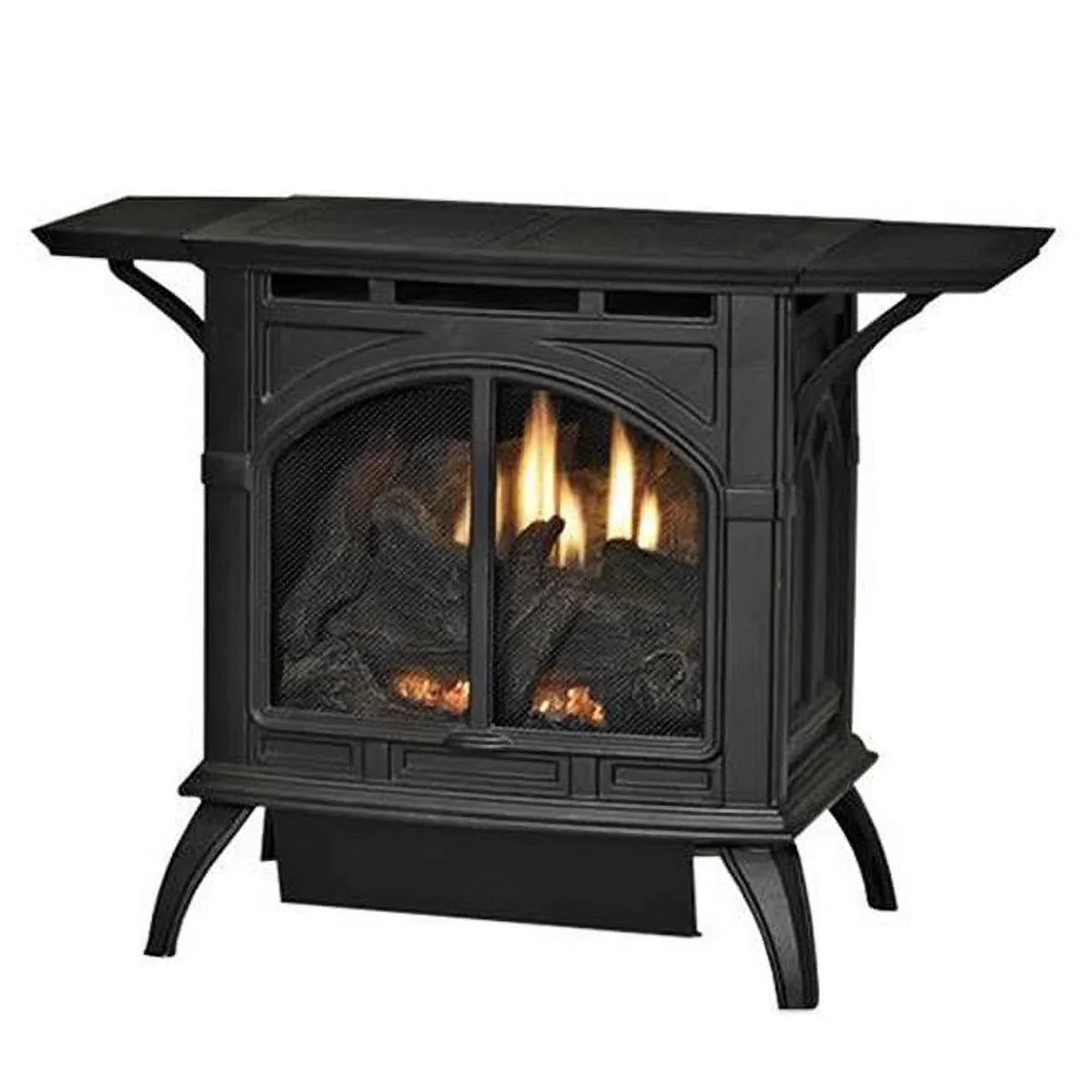 Empire Heritage Cast Iron Vent-Free Stove, Natural Gas, Matte Black - VFD20CC70FN