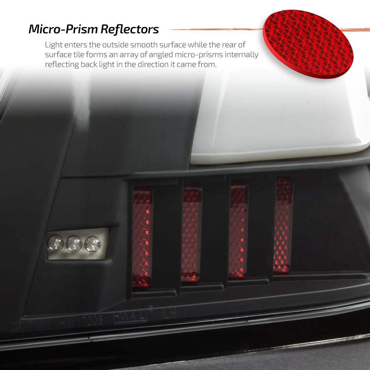 AKKON Black Headlight And LED Tube Bar Tail Light Combo Pair - Fits 2006-2013 Chevy Impala, 2014-2016 Impala Limited