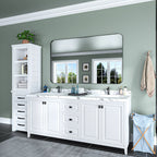 Aluminum Alloy Rounded Corner Wall Vanity Mirror