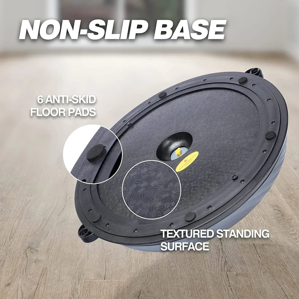 IFAST Balance Trainer 23 Inch Half Ball With Resistance Bands - 660LB Weight Capacity