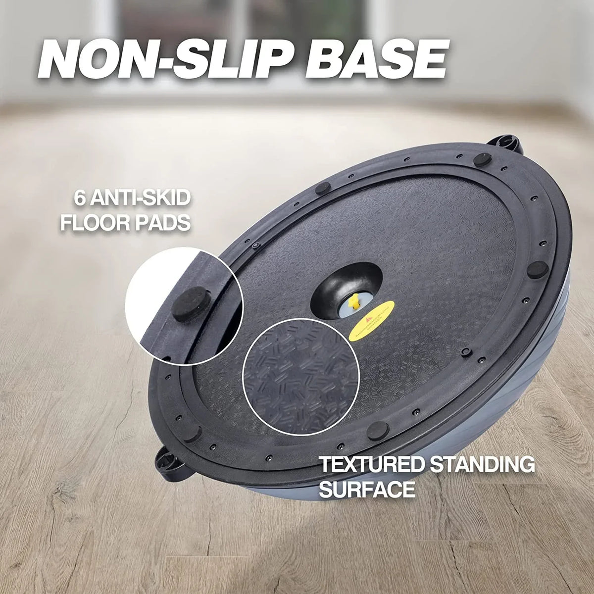 IFAST Balance Trainer 23 Inch Half Ball With Resistance Bands - 660LB Weight Capacity