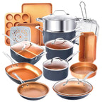 20-Piece Cookware And Bakeware Set - Graphite