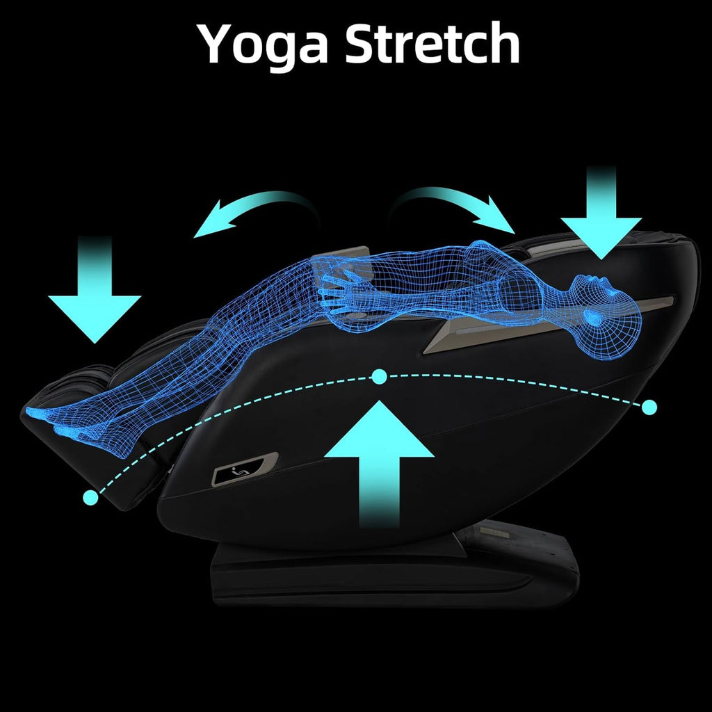 MYTHIA Full Body Zero Gravity Massage Chair With 3D Massage, Heat, Foot Rollers, Bluetooth And USB Charging - MD906