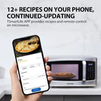 TOSHIBA 4-in-1 Countertop Microwave Oven, 1.5 Cu Ft, 1000W, Silver - ML-EC42P(SS)