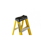 Louisville Ladder 8' Fiberglass Step Ladder, 12' Reach, 250 lbs Load Capacity - W-3118-08