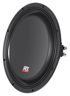 MTX Dual 3512-04S 12 in 1200W Shallow Car Subwoofers With Rockville Sealed Enclosure