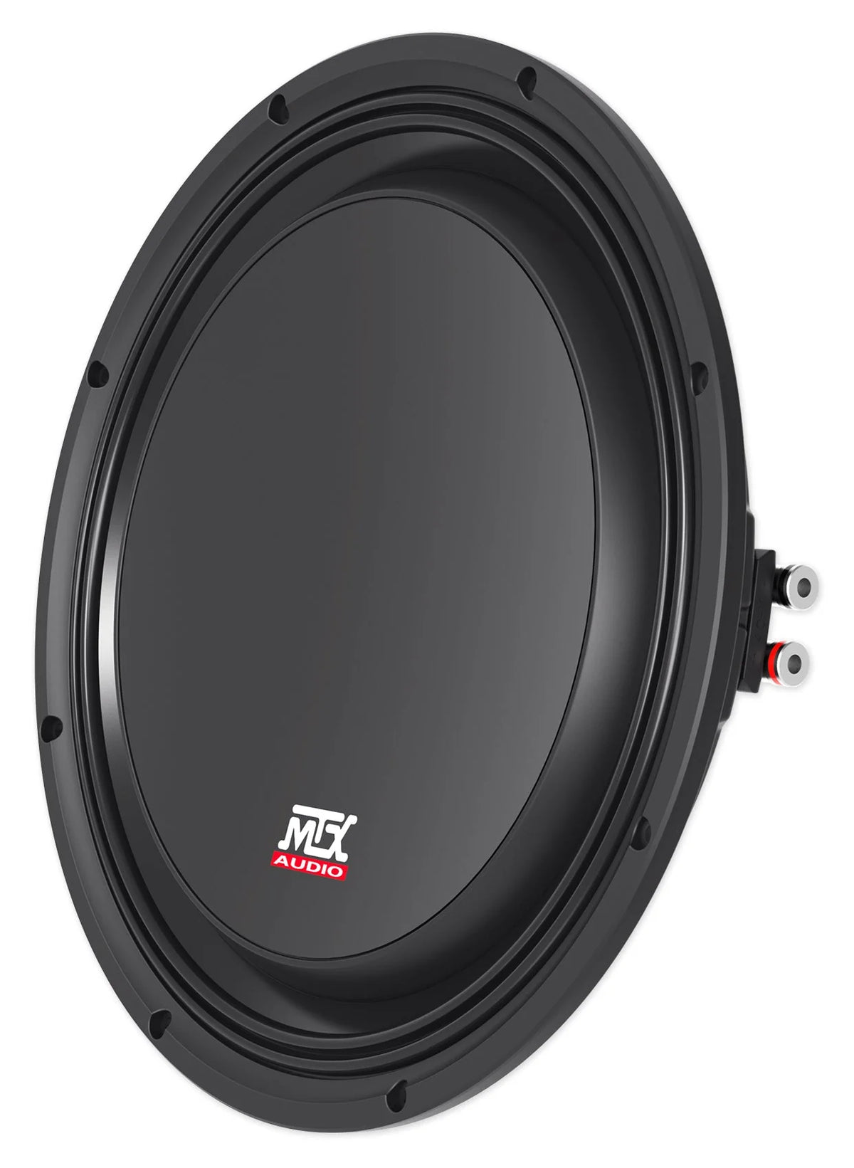 MTX Dual 3512-04S 12 in 1200W Shallow Car Subwoofers With Rockville Sealed Enclosure