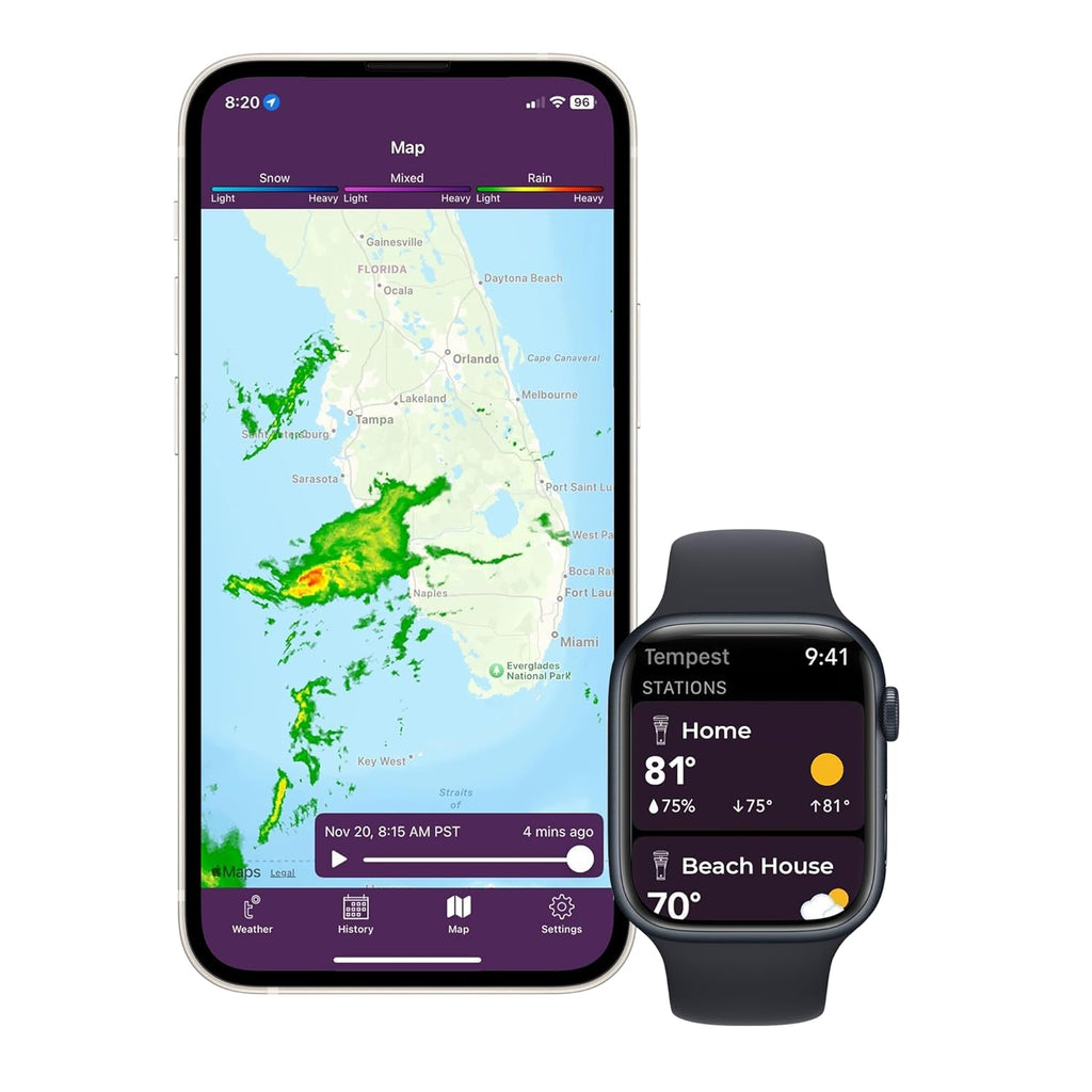 Tempest Weather Station With Built-In Wind Meter, Rain Gauge, Wireless App And Alexa