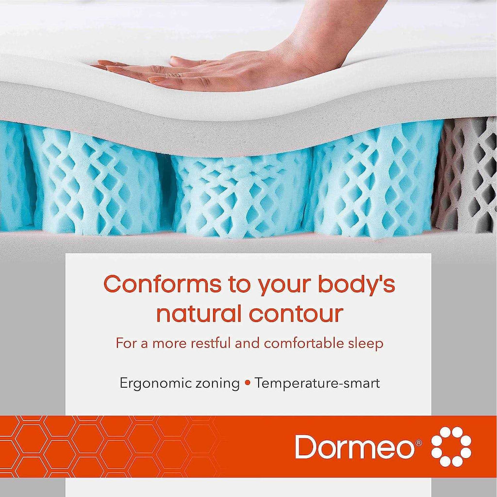 Dormeo Octaspring Memory Foam Mattress Topper, Twin 38in W x 75in L x 3in D