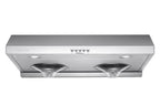 Hauslane Under Cabinet Range Hood 30-inch Full Stainless Steel, Fits 6 Inch Round Ducts - C100
