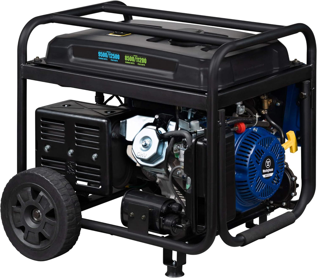 Westinghouse Dual Fuel Portable Generator, 12500 Watt, Gas And Propane, Remote Electric Start, Transfer Switch Ready