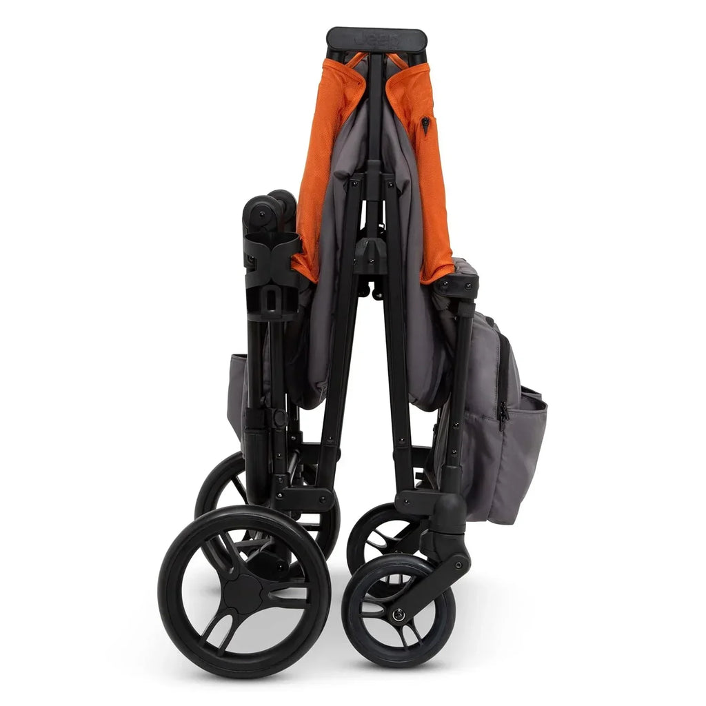 Jeep Sport All-Terrain Stroller Wagon With Canopy And Parent Organizer