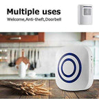 Seanme Wireless Driveway Motion Sensor Alarm With 4 Sensors, 1 Receiver And 38 Chime Tunes