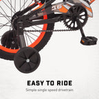 Mongoose 16 inch Mutant Kid's BMX Bike, Ages 3-5, Black & Orange - Mutant