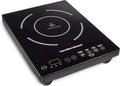 Portable Single Induction Cooktop Countertop Burner, 1800 Watts, 10 Temperature Settings, Black - 34104