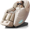 RELX Full Body Zero Gravity SL-Track Shiatsu Massage Chair, Cream