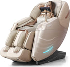 RELX Full Body Zero Gravity SL-Track Shiatsu Massage Chair, Cream