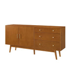 Manor Park 3-Drawer 2-Door Acorn Sideboard - Vincent