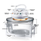 Nutrichef Halogen Oven Air Fryer Infrared Convection Cooker