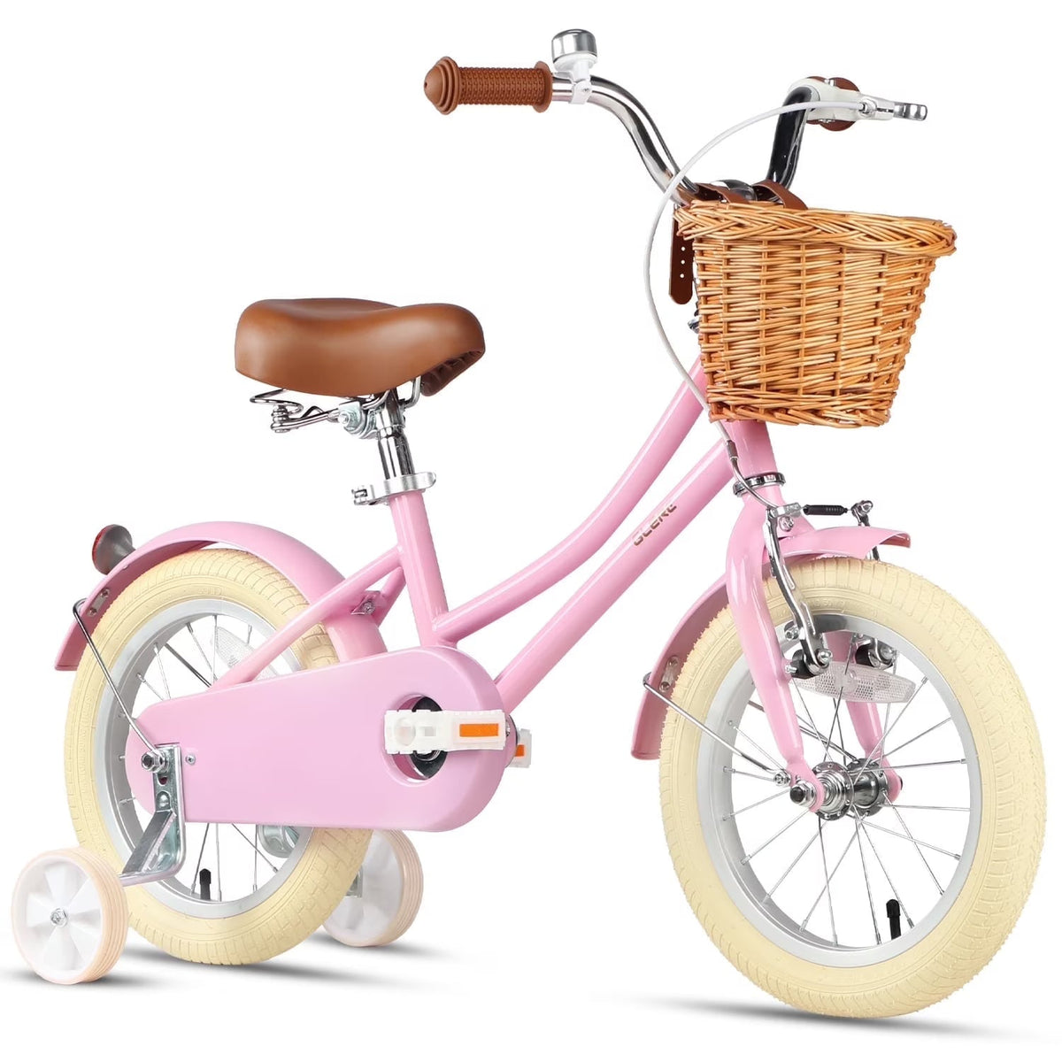 Glerc Girls' Kids' Bike, 12 inch, Pink, Ages 2-4 Years - Little Molly